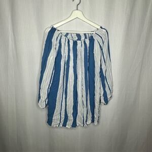 Faithfull the Brand Blue Stripe‎ Top